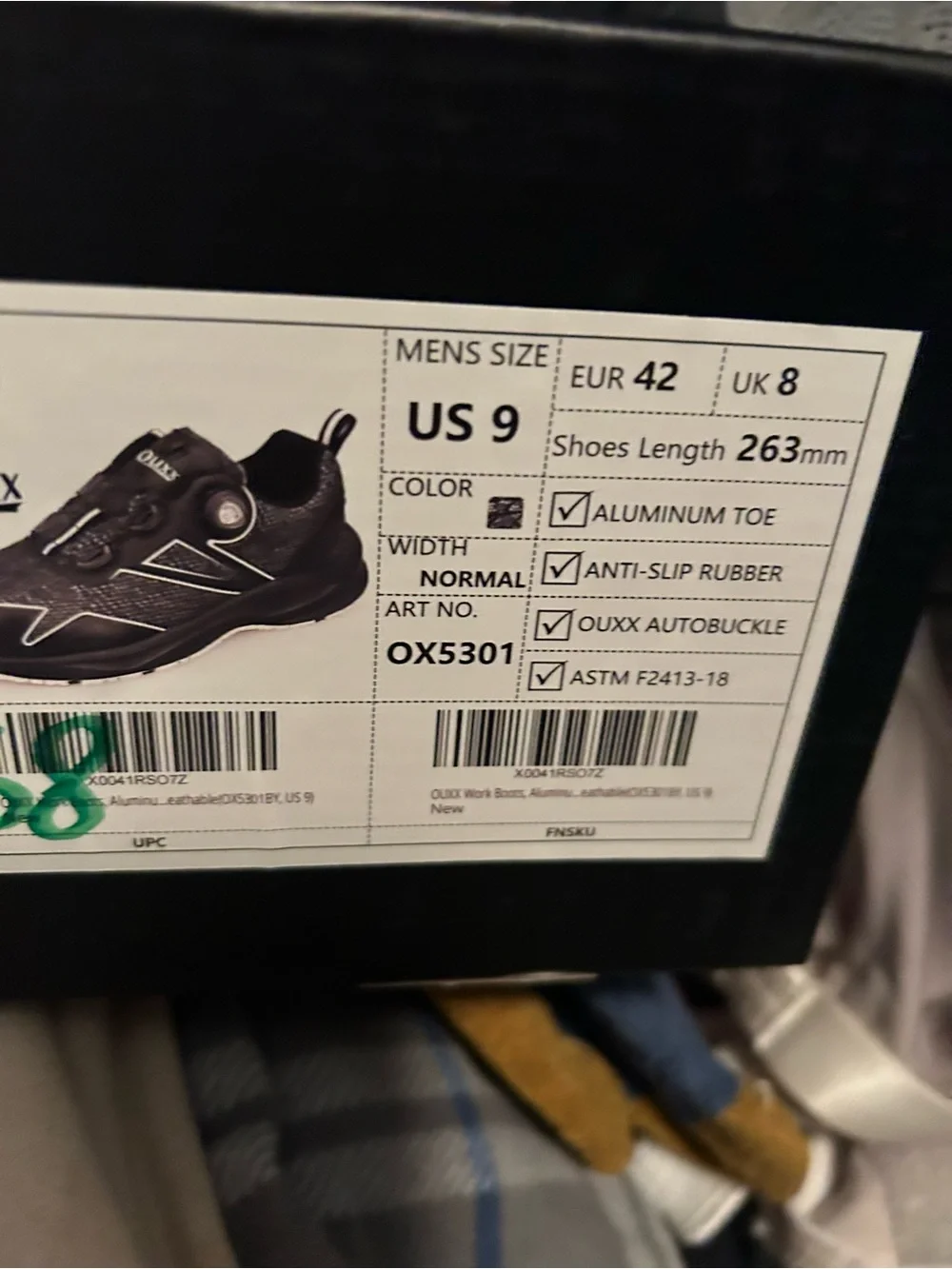 Men's Black and Yellow Athletic Shoes with Dial Closure